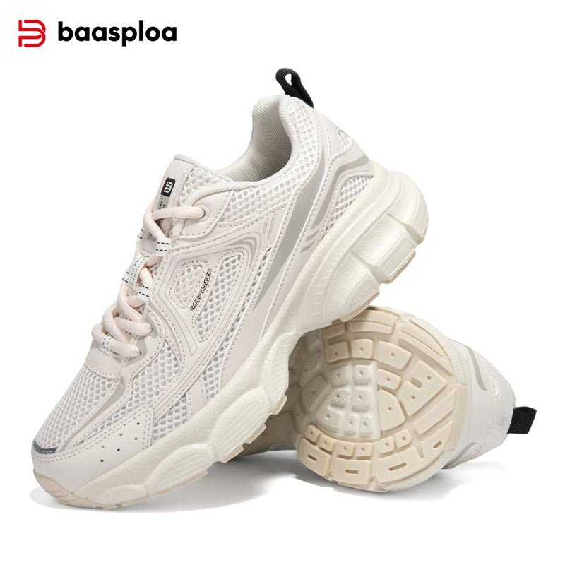 Baasploa Women’s Breathable Non-Slip Jogging Sneakers